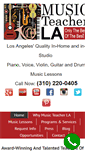 Mobile Screenshot of musicteacherla.com